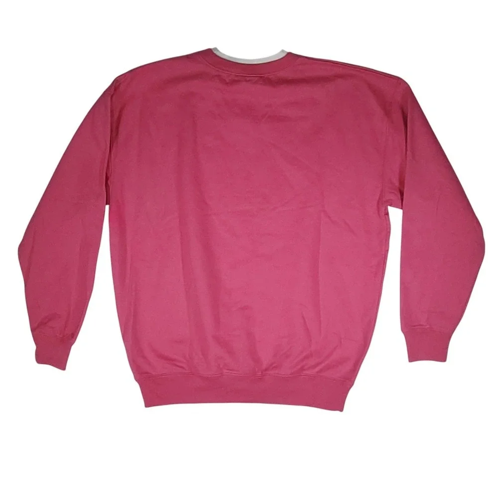 M&C Sportswear Shirt Womens Large Pink Grandma Love Grows Roses Embroidered